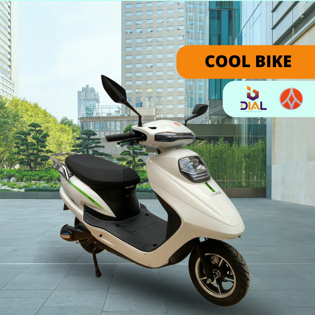 COOL BIKE  BLANCA  MOTO ELECTRICA