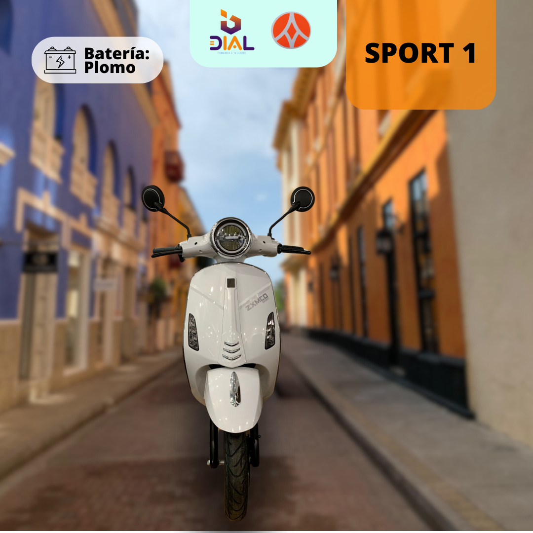 MOTO ELECTRICA SPORT 01 - BLANCA
