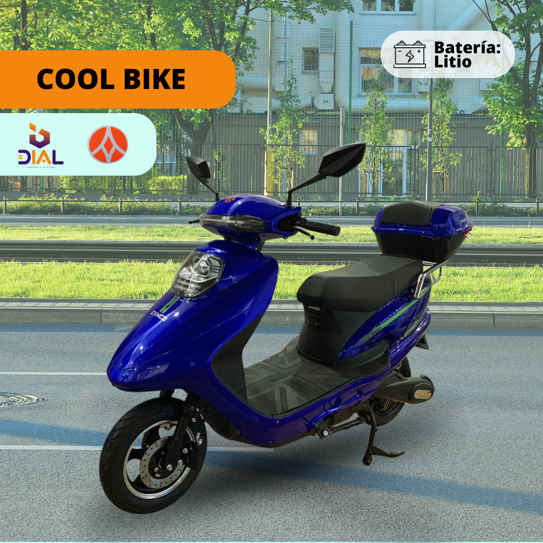 MOTO ELECTRICA COOL BIKE - AZUL