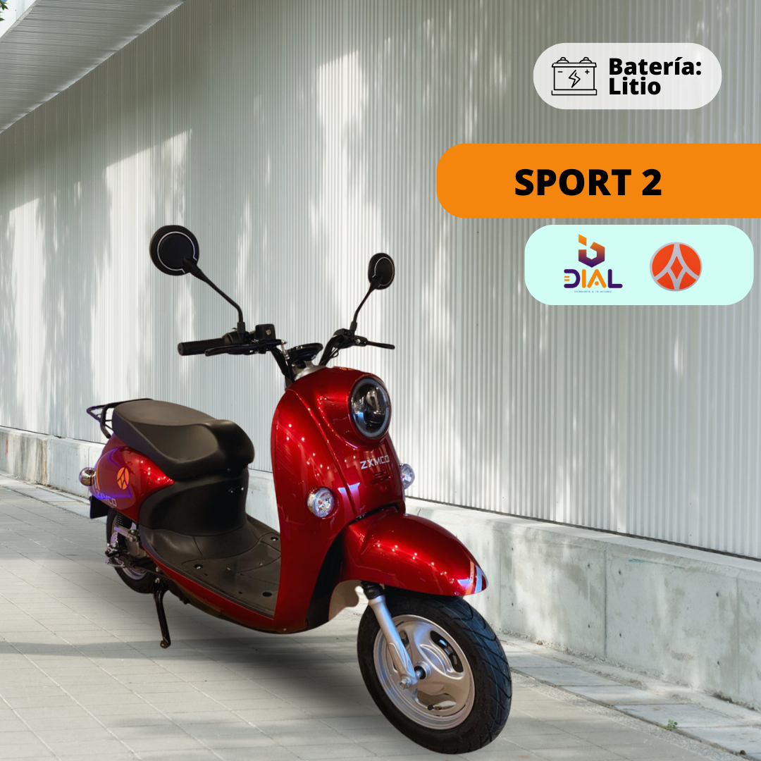 MOTO ELECTRICA SPORT 02 - ROJA