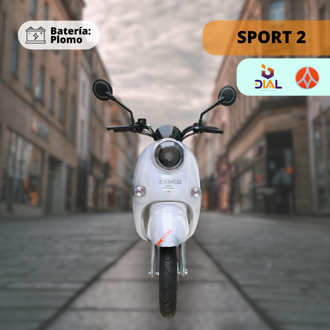 MOTO ELECTRICA SPORT 02 - BLANCA